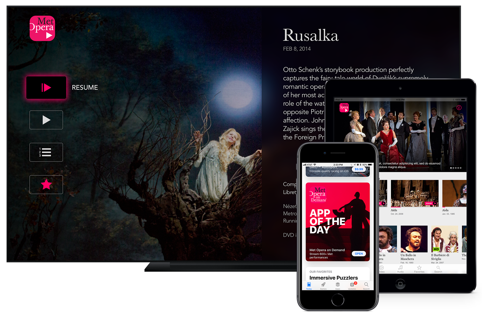 MET app on multiple devices